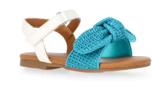 Wonder Nation Toddler Girls Bow Sandals