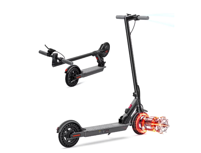 Electric Scooter for Adults Teens,8.5″Tires Folding E-Scooter with 21Mph,350W Motor,19Miles Range,LED Display and Cruise Control