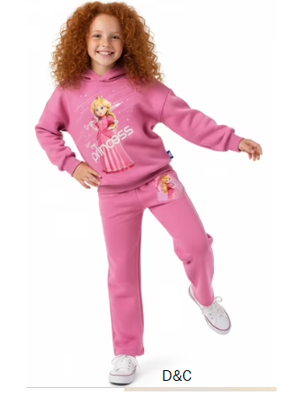 Nintendo Girls’ & Big Girls’ Graphic Hoodie, I Am The Princess, Princess Peach, Sizes 4-16