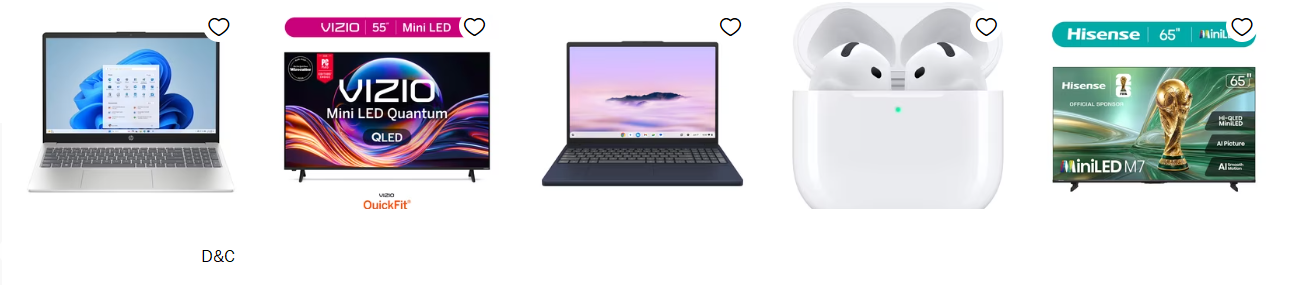 electronics savings at walmart