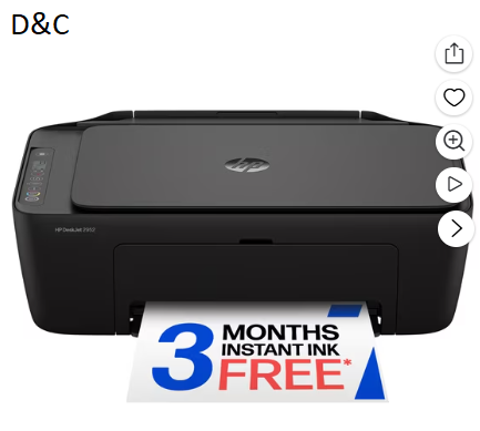 HP DeskJet 2952 Wireless All-in-One Color Inkjet Printer, 3 Months Free Instant Ink