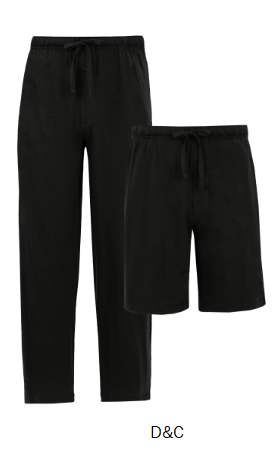 Fruit of the Loom Men’s Sleep Short and Pant Bundle, 2-Pack, Sizes S-XL