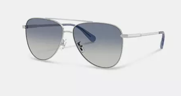 C Hardware Metal Pilot Sunglasses