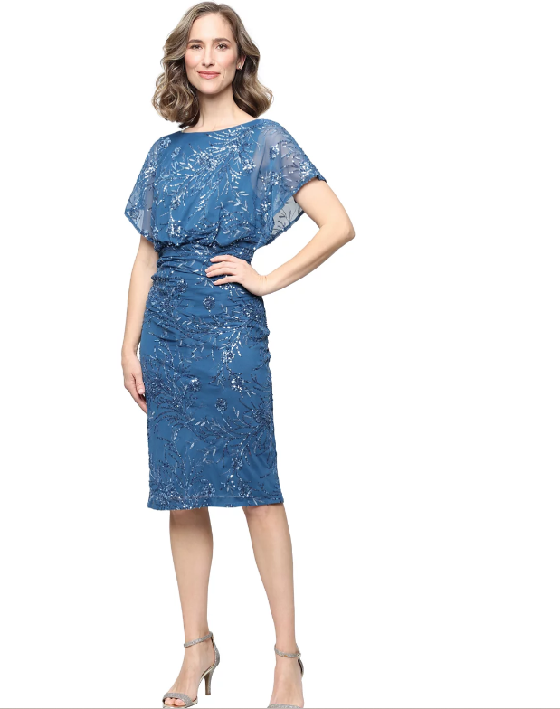 Women’s Embroidered Crewneck Dress