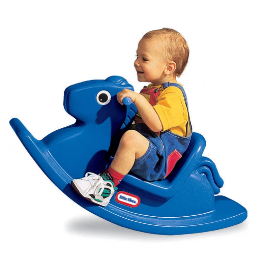 Little Tikes Outdoor & Indoor Balance Rocking Horse Toddlers, Girls Boys, Blue