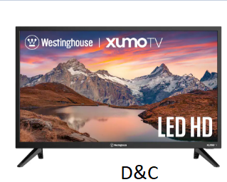 Westinghouse – 24” Class Smart TV, HD Xumo TV with Voice Remote, Flat Screen LED Television