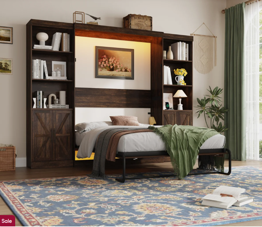 HomePop Bailey Printed Storage Ottoman Bench