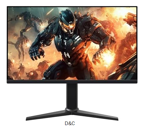Amazon Basics 24 Inch (23.8 inch viewable) Gaming Monitor, FHD 1080P, 165Hz, VESA Compatible, Adaptive sync, 1ms Response, Black
