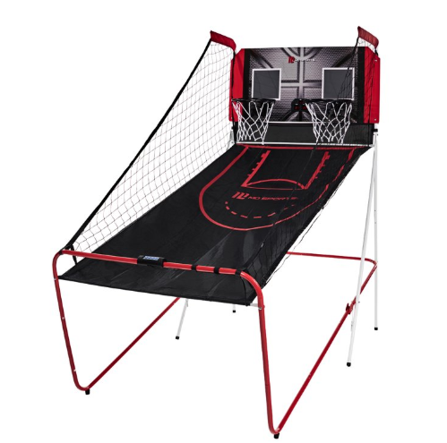 Best Shot Indoor Arcade Basketball Game, Foldable 2 Player Dual Shot with Electronic Scorer, 8 Game Modes, by MD Sports