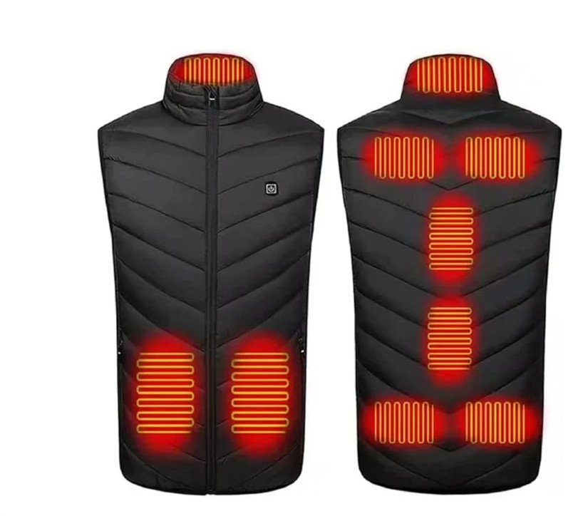 Unisex USB-Powered Heated Vest – Multi-Zone Warm Heating Jacket for Winter & Outdoor