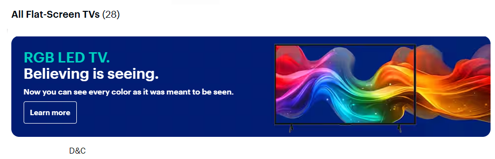 All Flat-Screen TVs o sale