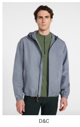 Ozark Trail Men’s Windbreaker Jacket with Hood, Sizes S-3XL