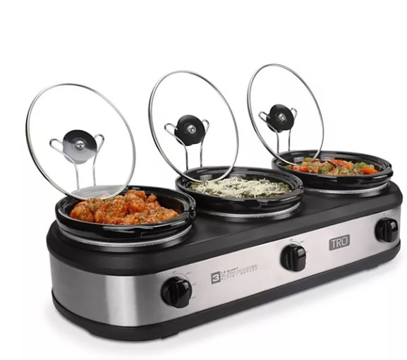TRU Triple Buffet Server