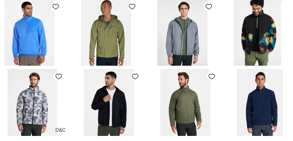 Lots of Men’s Jackets still on Sale $10-$12