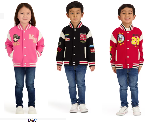 Minnie Mouse Toddler Girl Bomber Jacket, Sizes 12M-5TAs low as $11