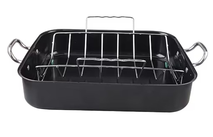 Cooks Aluminum Roasting Pan with Rack