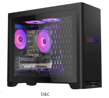 Lenovo – Legion Tower 5 Gaming Desktop – AMD Ryzen 7 7800X3D – 32GB Memory – NVIDIA GeForce RTX 5070 – 1TB SSD – Eclipse Black