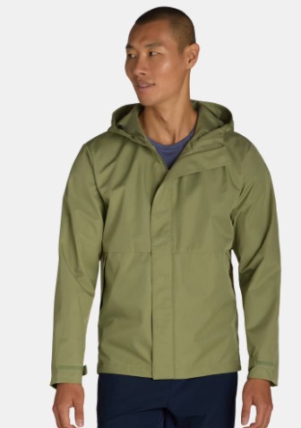 Ozark Trail Men’s & Big Men’s Hooded Rain Jacket, Sizes S-3XL