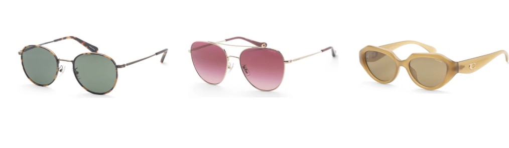 Women’s Black Geometric Sunglasses