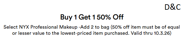 Ulta Buy 1 Get 1 50% Off