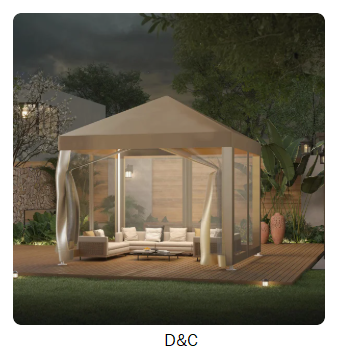10′ x 10′ Screened Canopy Tent with Mosquito Netting, Backyard Screen House Shelter for Patio and Picnic (Do not use in rainy or windy weather)