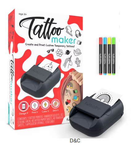 Hello Blink Tattoo Maker Temporary Body Art for Kids Ages 8+