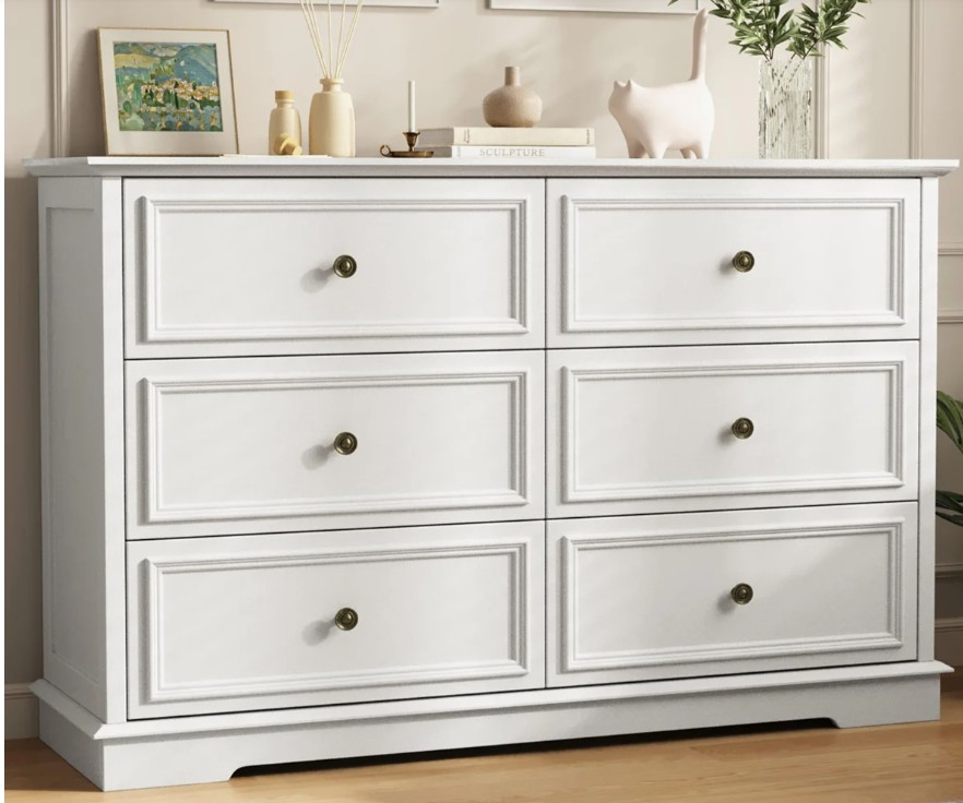 Valera 6 Drawer 47.2″ W Double Dresser