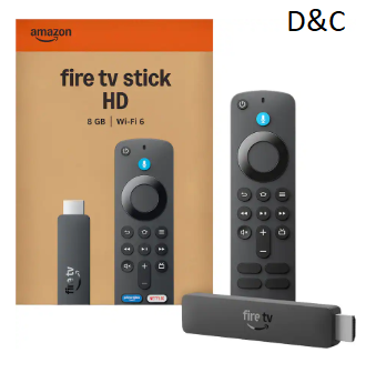 Amazon – Fire TV Stick 2nd Gen HD, free & live TV, Alexa Voice Remote, powered by the TV, effortless setup, 8 GB (2026) – Black
