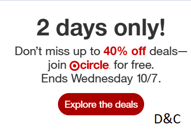 Target Deal Days is TODAY for Circle Members