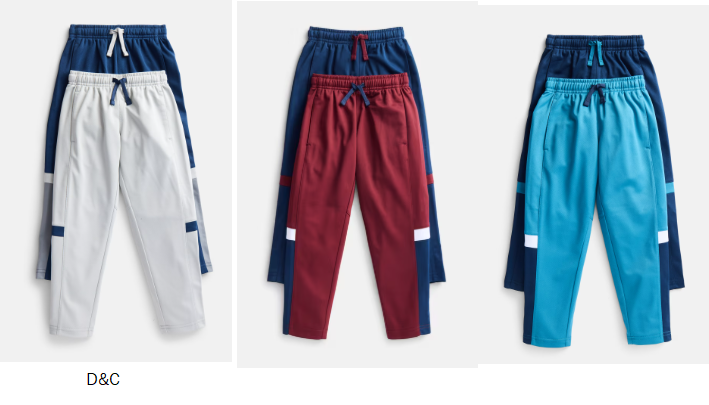 $10 for 2! Athletic Works Boys Active Training Pants, 2-Pack, Sizes 4-18 & Husky