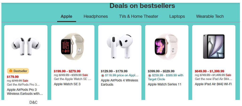 Electronics Deals at Target