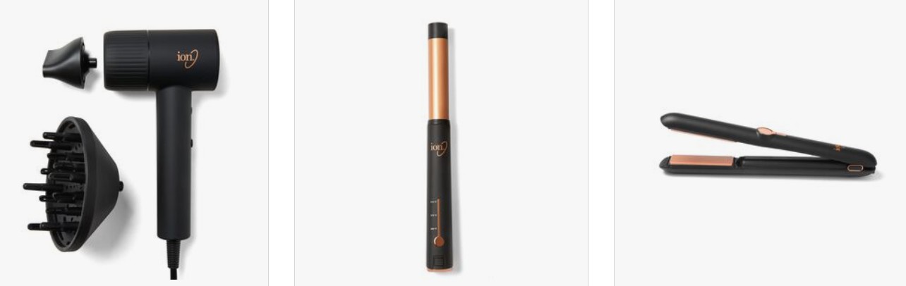 50% Off Ion Luxe Cordless styling tools & Turbosonic Dryer