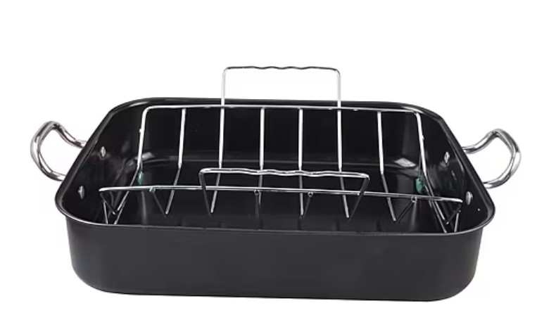 Cooks Aluminum Roasting Pan with Rack