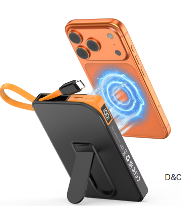 Magnetic Wireless Portable Charger, 10000mAh Power Bank 22.5W Fast Charging Battery Pack Compatible with iPhone 18/17/16/15/14/13 Pro Series, Black