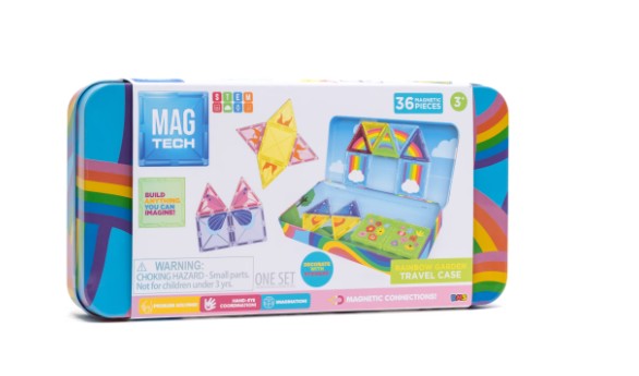 RMS Magnetic Travel Tins Rainbow Garden for Creative Play