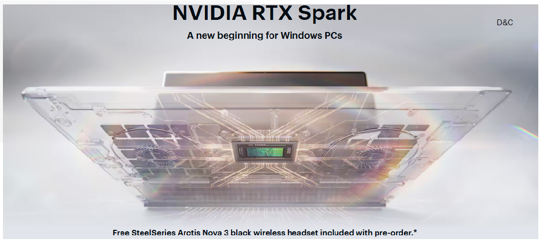A new beginning for Windows PCsNVIDIA RTX Spark