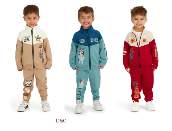 Toy Story Toddler Boy 2pc Active Jacket and Pant Set, Sizes 12 Months – 5T