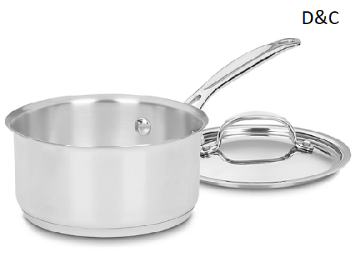 Chef’s Choice Stainless Steel 1.5-qt. Saucepan with Cover