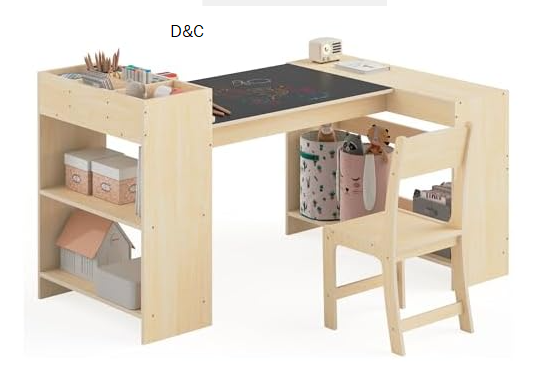 Kids Art Table and Chair Set