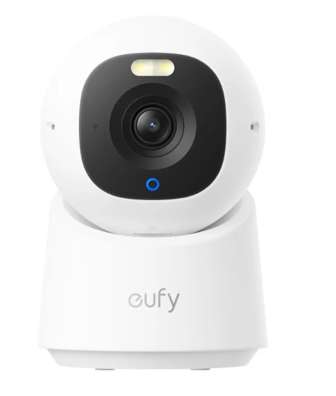 eufy – E30 Indoor Wired 4K PTZ Security Camera with Spotlight – White