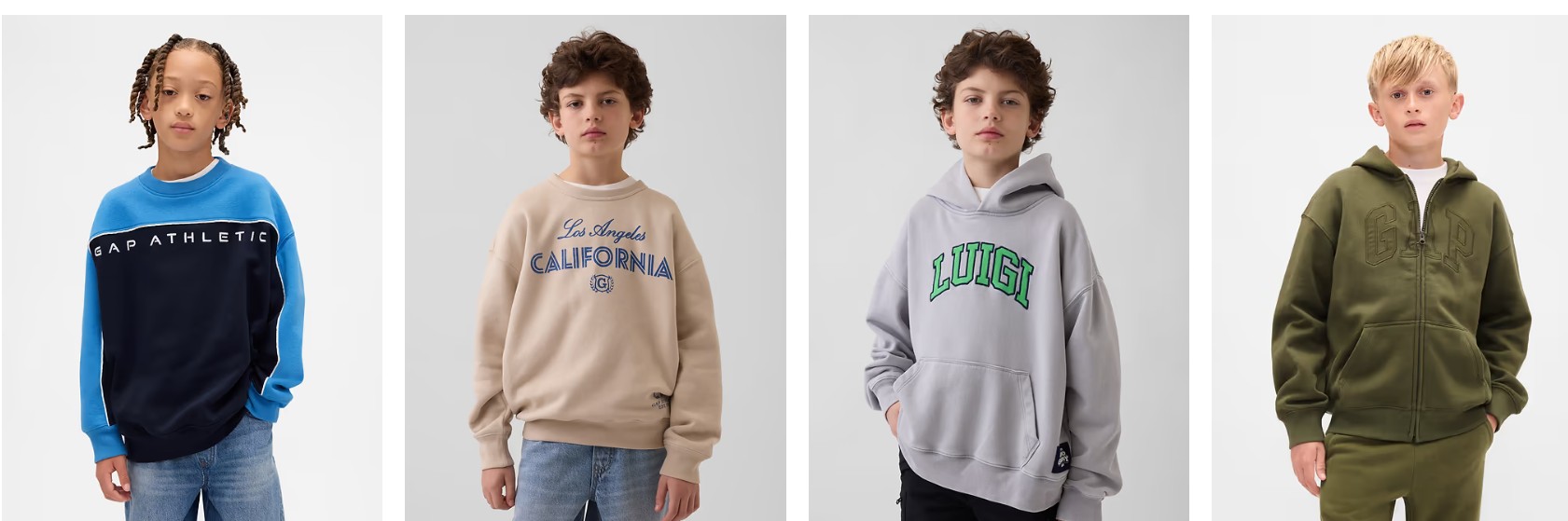 Gap Boy’s Sweatshirts & Sweatpants Sale! Get Extra 50% OFF