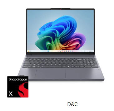 Lenovo – IdeaPad Slim 3x – Copilot+ PC – 15.3″ 2k Touchscreen Laptop – Snapdragon X 2025 – 16GB Memory – 256GB SSD – Luna Grey