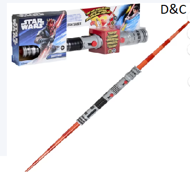 Star Wars Darth Maul Electronic Double-Bladed Lightsaber, Star Wars Toys