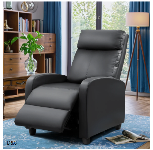 Desiray PU Leather Massage Chair, Home Theater Seat with Massage Function
