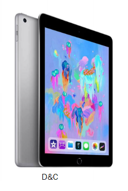 Restored Apple iPad 6th Gen (Refurbished) 32GB Wi-Fi Space Gray