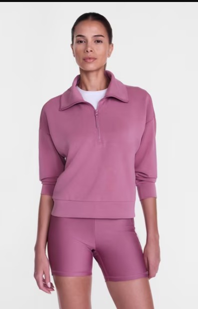 Women’s Cotton Mock-Neck Long-Sleeve Tee