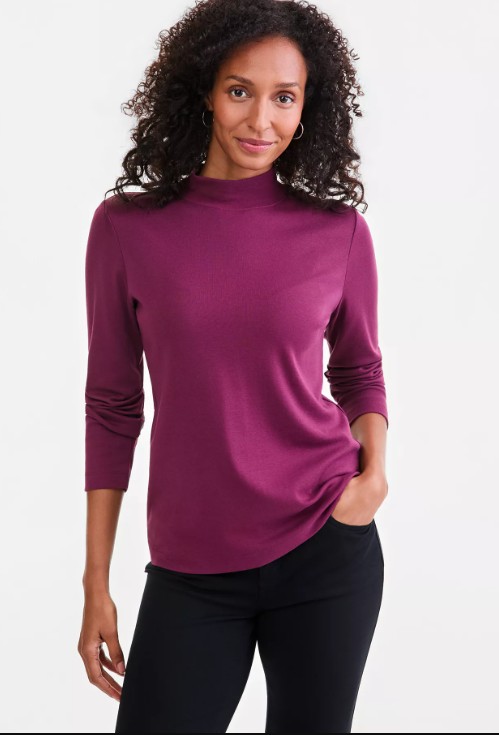 Avia Women’s and Women’s Plus Quarter-Zip ScubaKnit Pullover, Sizes XS-4X