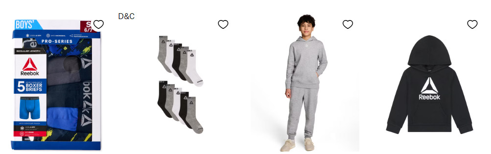 Reebok Kids Clothing