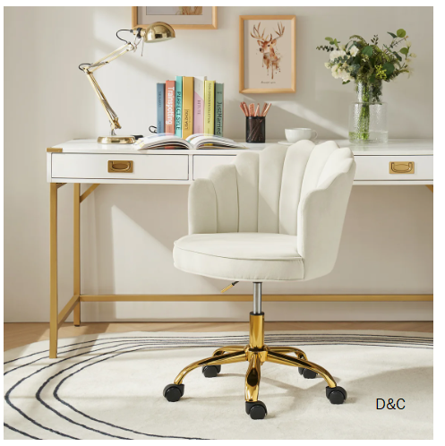 Belanda 23” W Modern Velvet Task Chair with Tufted Back