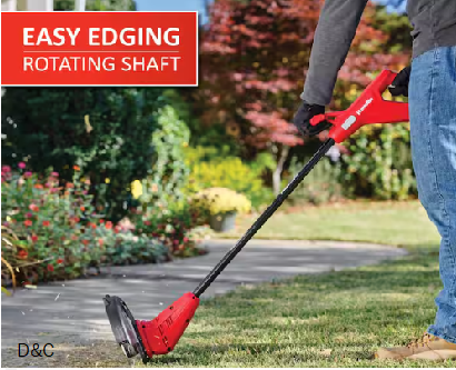 12V Lithium 10 in. Cordless String Trimmer/Edger with Internal 2.5 Ah Battery and Charger